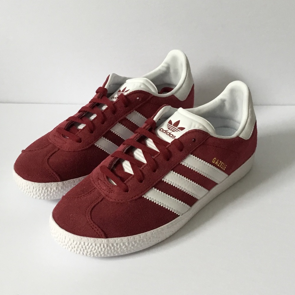 Adidas Gazelle Suede Burgundy Red Sz5 but fits women 7
